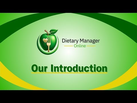 Dietary Manager Online Introduction