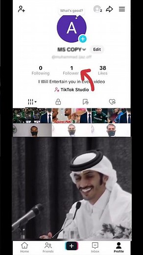 First Follower On TikTok 😉