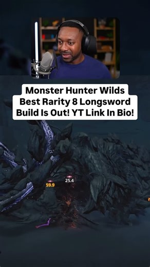 Dear Gamer on Instagram: "Best Rarity 8 Longsword Build Is Out! YT Link In Bio! Longsword Gameplay Monster Hunter Wilds #gaming #monsterhunter #mhw #monsterhunterwilds #newgame"