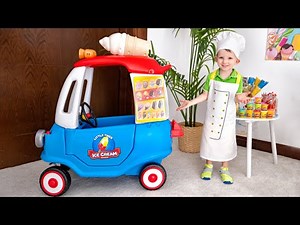 Belanja es krim untuk membuat es krim buatan sendiri yang sehat