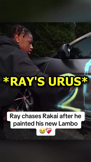Ray chases Rakai after he painted his new Lambo 😭❤️‍🩹 #rayasianboy #rakai #kaicenat #trending #teamwork