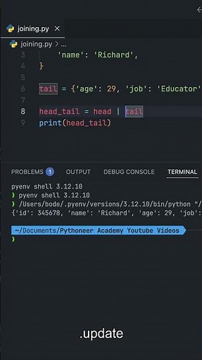 3 Easy Ways to Join Dictionaries in Python