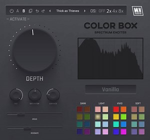 W. A. Production releases ColorBox Spectrum Exciter Plugin (60% off)