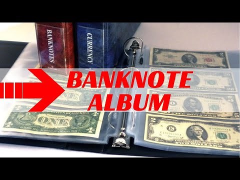 DIY BANKNOTES COLLECTION ALBUM - How to make your own currency album for storing paper money