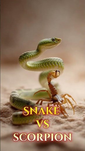 Snake vs Scorpion: Epic Battle for Survival | Who Wins? #snake #scorpion #scorpion #shorts