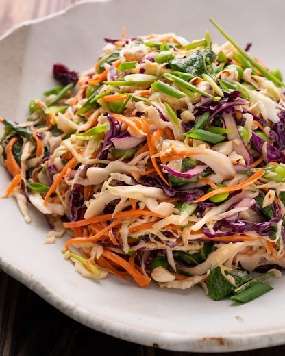 Crunchy Peanut Satay Slaw | Marion's Kitchen