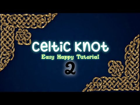 Only In Two Minutes | Learn Celtic Knot | Beautiful Pattern | Tutorial For Beginners