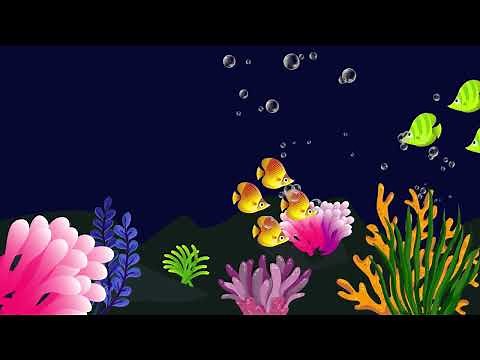Calming Undersea Animation fish Lullaby, Bedtime Lullabies for baby sleep music, fish lullaby 20