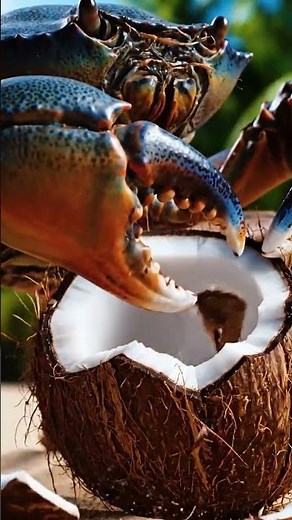 The Coconut Crab – Nature’s Giant Bone Crushing Climber! 🦀🌴