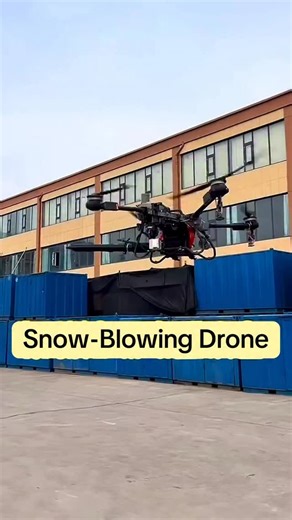 Skytech UAV on Instagram: "❄️🚁 Drones are far more versatile than you think. With a little creativity and engineering, add a snow-blowing system—and a heavy-lift drone instantly becomes a high-efficiency snow removal machine. 📲 Contact us on WhatsApp to order 🌐 www.SkytechUAV.com #HeavyLift #IndustrialDrone #DroneInnovation #SnowRemoval #SmartTechnology"