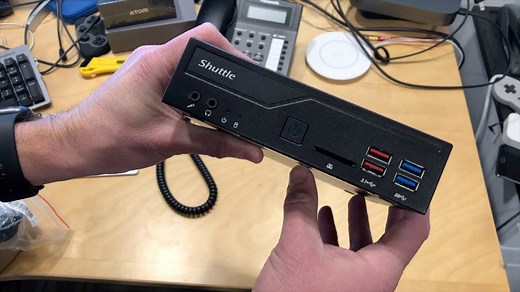 Watch Shuttle XPC Slim DH370 Unboxing&colon; Mini Coffee Lake Mini PC Barebones Kit on Amazon Live
