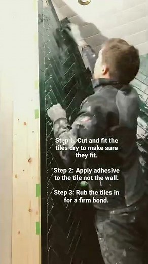 Herringbone Tiles in 4 STEP | How to Tile Herringbone Perfectly for Beginners.