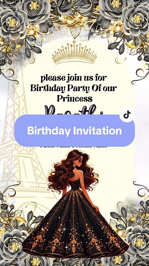 21st Birthday Invitation - RM20 Only!