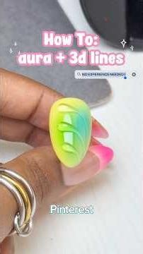 DIY easy summer nail art 🩵🌱🌼✨ #nails #nailart #nailtutorial #diynails #nailtech #nailinspo