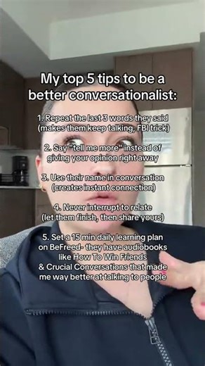 Tips I learned to become a better conversationalist😌