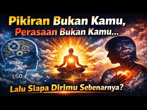Pikiran Bukan Kamu, Perasaan Bukan Kamu… Lalu Siapa Dirimu Sebenarnya?