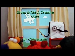 Chimpazilla - Green Is Not A Creative Color (Don't Hug Me I'm Scared 1 - Creative Song - REMIX)