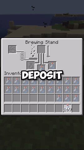 Minecraft overstacking items with brewing stands