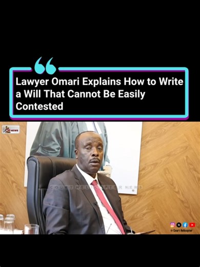 How to Write a Contestable Will in Kenya