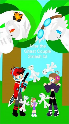Happy Ghast Babies - Jenny Belle Shorts 7 (Stick Nodes Minecraft Animation)