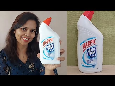 Harpic White and Shine Toilet Cleaner | How to use Harpic White & Shine