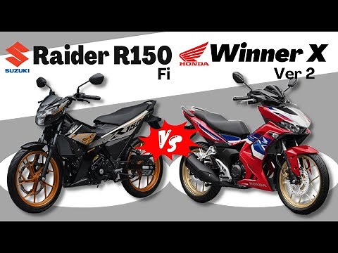 Suzuki Raider R150 Fi vs Honda Winner X v2 | Side by Side Comparison | Specs & Price | 2024