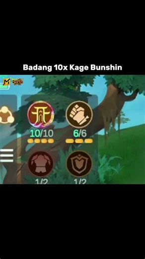 Badang 10x Kage Bunshin #mcgg #magicchessgogo
