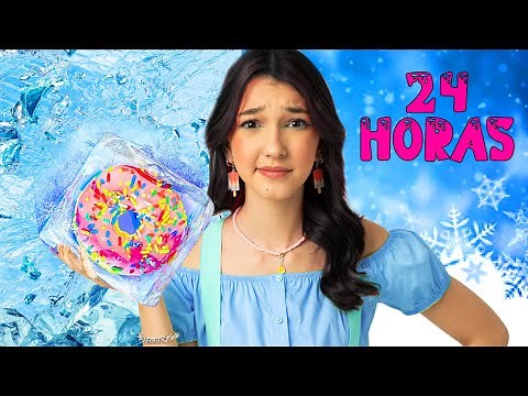 COMENDO TUDO GELADO POR 24 HORAS | Luluca