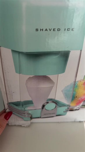 A retro looking snowcone maker can’t wait for spring and summer to start making these! #snowcone #snowconemachine #giftguide #sale @QVC, Inc