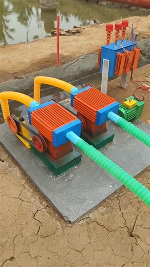 DIY Mini Water Tank Construction 💧 | Electric Transformer Water Pump 😱 #Shorts #experiment #tech