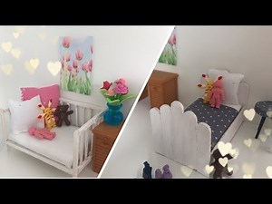 Betten basteln Teil 3//DIY Kinderbetten//Pimp my Playmobil//Familie Bäcker