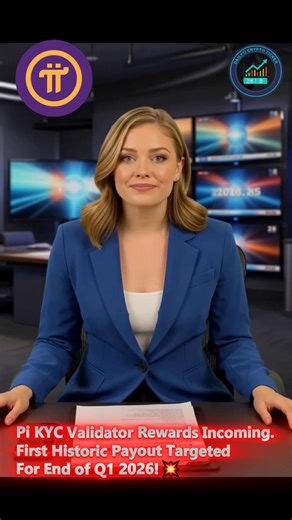 Pi KYC Validator Rewards Incoming. First Historic Payout Targeted for End of Q1 2026! 💥 #PiNetwork #PiKYC #pireward #cryptocurrency#cryptonews #reelsviralシ | Daily-Crypto-Ticker