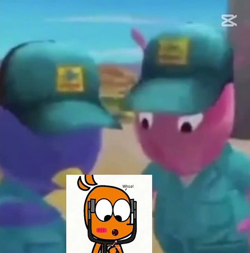 the backyardigans meme Orange listen heart