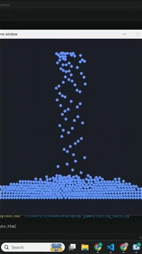 filling a container to 1000 balls in pygame using pymunk