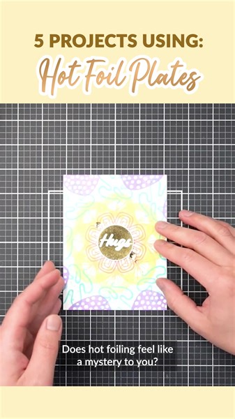 5 Projects Using Hot Foil Plates plus GIVEAWAY!  Take your...