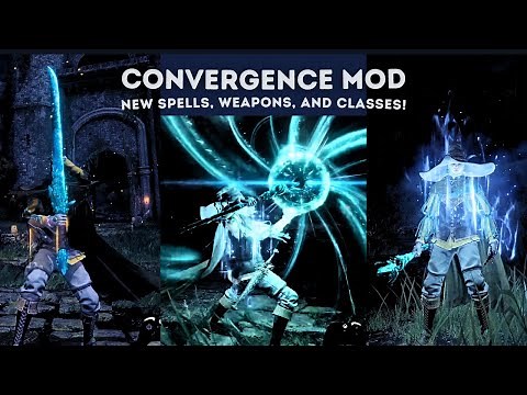 Class Breakdown - Glint Sorcerer | New Spells, Weapons, Armor in Convergence Mod Elden Ring