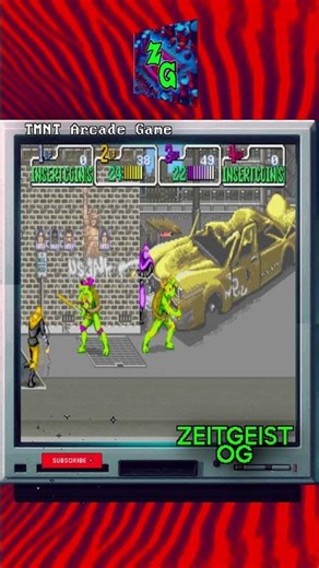 Teenage Mutant Ninja Turtles Arcade Game (1989) Level 2