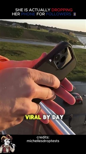 This Girl Is Dropping Her Phone 1mm For Every Follower She Has 🤯