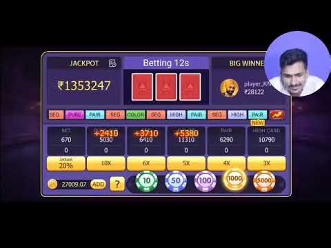 Krrish Thakur Teen Patti | Krrish Thakor Gaming Video #TeenPattiMaster #KrrishThakor #TeenPatti