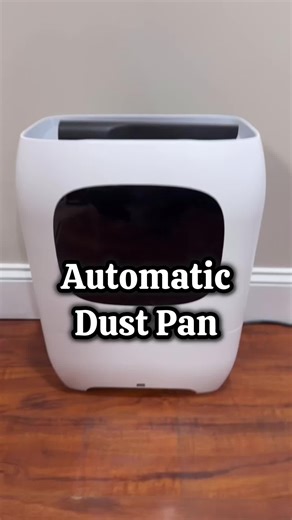 This touchless dustpan just makes life easier!! Pets and kids usually means constant sweeping but this helps out so much!! It has a large capacity bin that holds tons! #lifehack #touchlessvacuum #automaticdustpan #dustpan #cleaninghack
