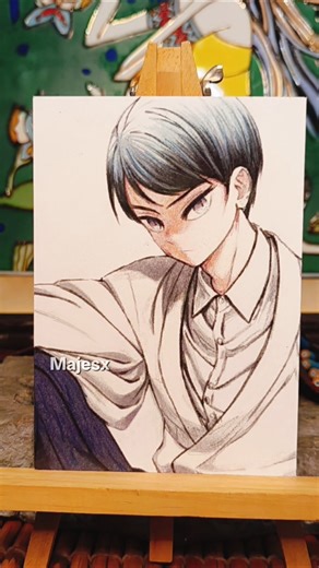 Drawing Yushirou from Demon Slayer｜畫鬼滅之刃愈史郎