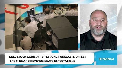 Dell Stock Gains After Strong Forecasts Offset EPS Miss And Revenue Beats Expectations