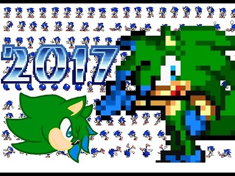 How To Make Sonic Sprites 2017 (Sonic FC (Fan Character) Sprites