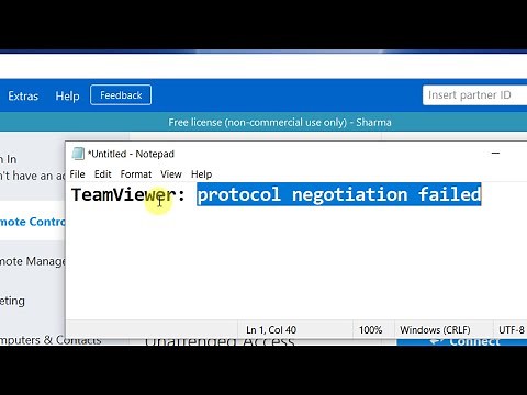 TeamViewer protocol negotiation failed [Fixed]
