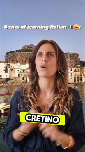 The Italian Lab 🇮🇹🍊 | Giuliana, Your Guide To 🇮🇹 Life & Culture on Instagram: "Learning Italian like a pro... or maybe not! 😂🇮🇹 Drop a comment with your favourite Italian "curse" word (if you're brave enough!) 👇 #basicitalian #italianlanguage #speaklikealocal #speakitalianlikeapro"