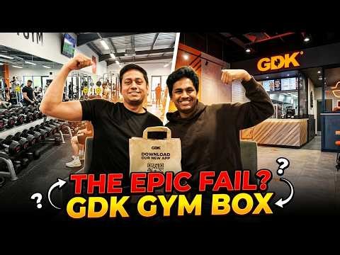 "Venaa... Valikuthu!" 😭 GDK Gym Box Review. Ipdi pannitingale GDK!