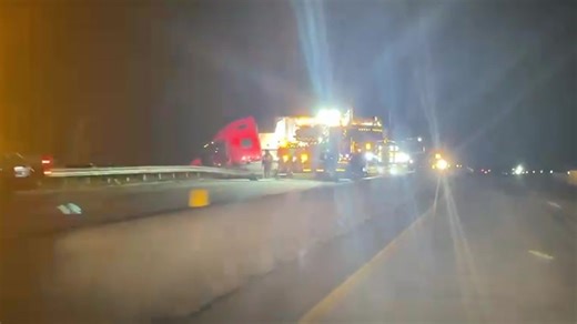 Tractor-trailer over embankment temporarily shuts down I-26 West