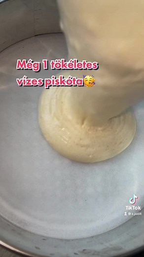 Tökéletes vizes piskóta recept lépésről lépésre