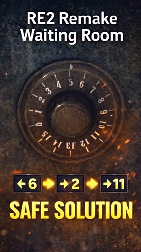 RE2 Remake Waiting Room Safe 🔑 Easy Unlock