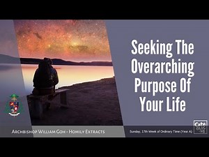 Seeking The Overarching Purpose Of Your Life - Homily by Archbishop William Goh (26 July 2020)